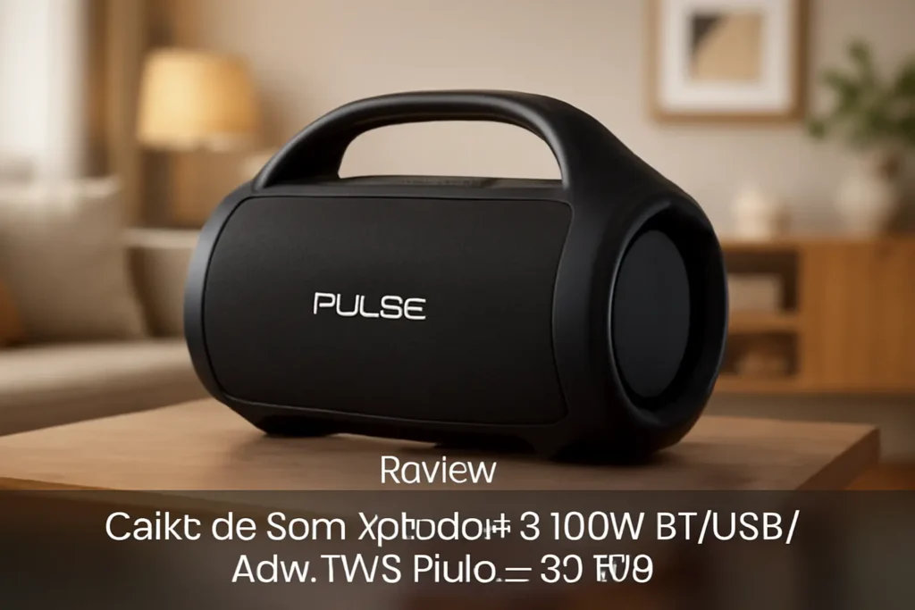 Caixa de Som Xplosion 3 100W BT/USB/AUX/TWS Pulse - SP620: Potência e Versatilidade para Suas Músicas