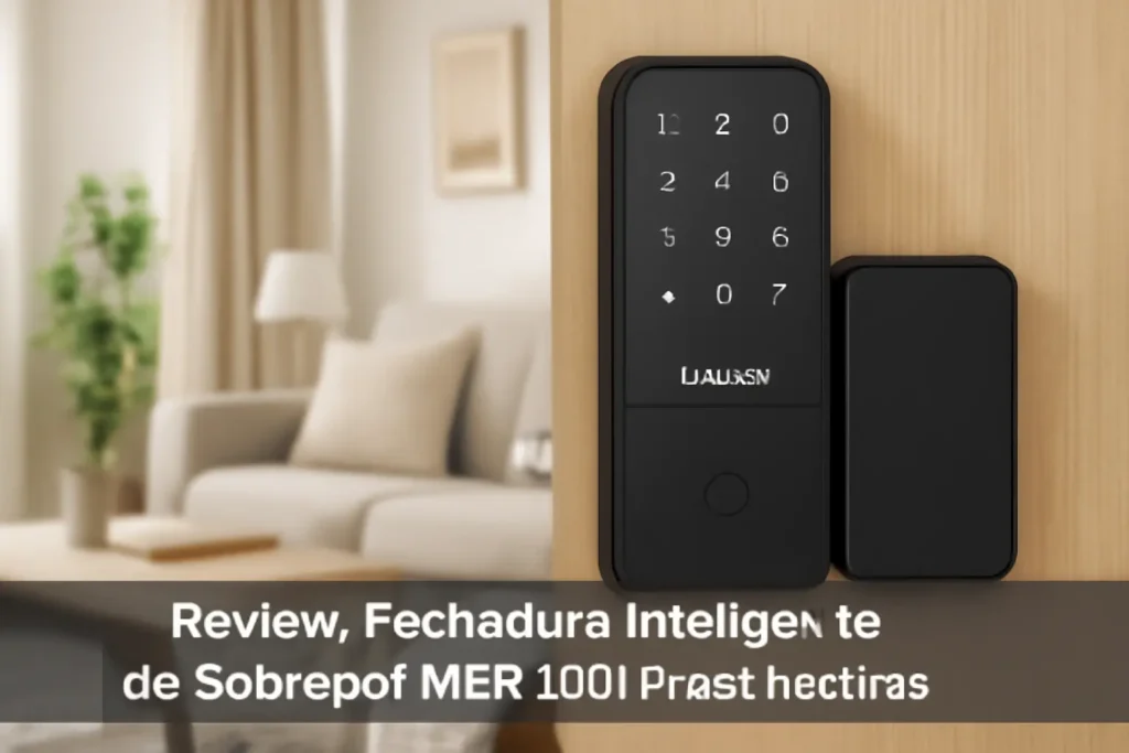 Fechadura Inteligente de Sobrepor MFR 1001 Preto Intelbras: Conforto e Segurança ao Seu Alcance