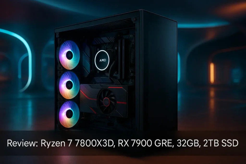 Monte seu PC: Ryzen 7 7800X3D, RX 7900 GRE, 32GB, 2TB SSD