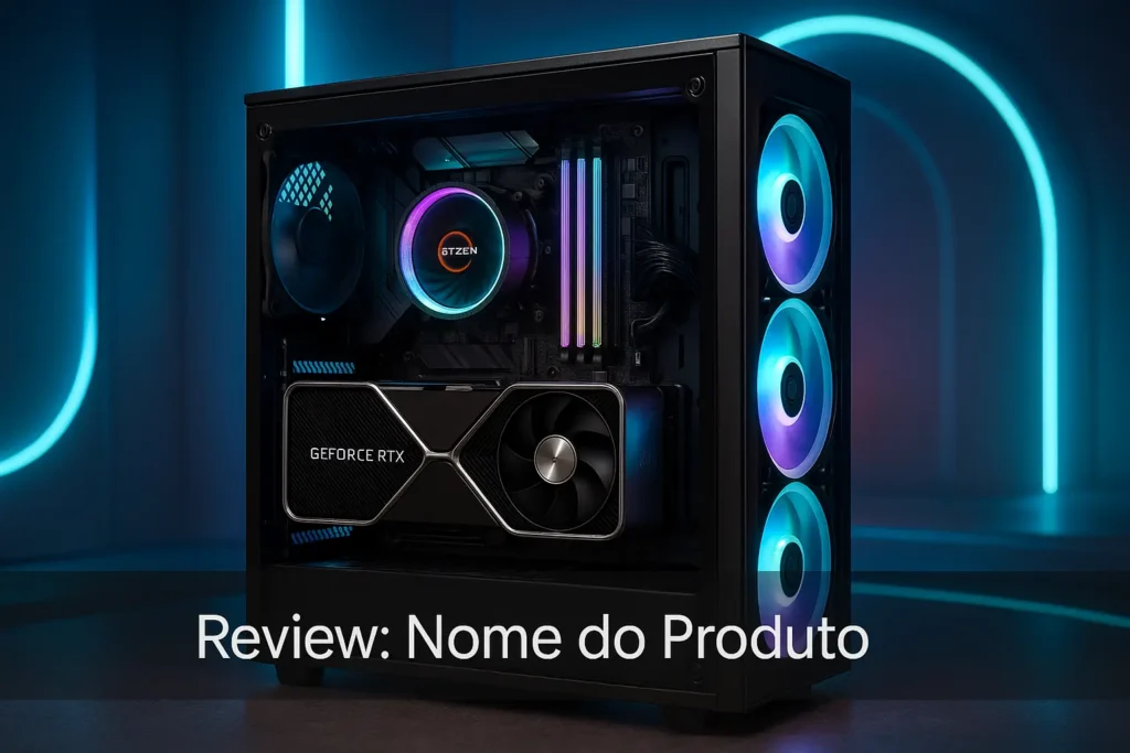 Monte seu PC: Ryzen 9 5900XT, RTX 4070 Ti, 32GB, 1TB SSD