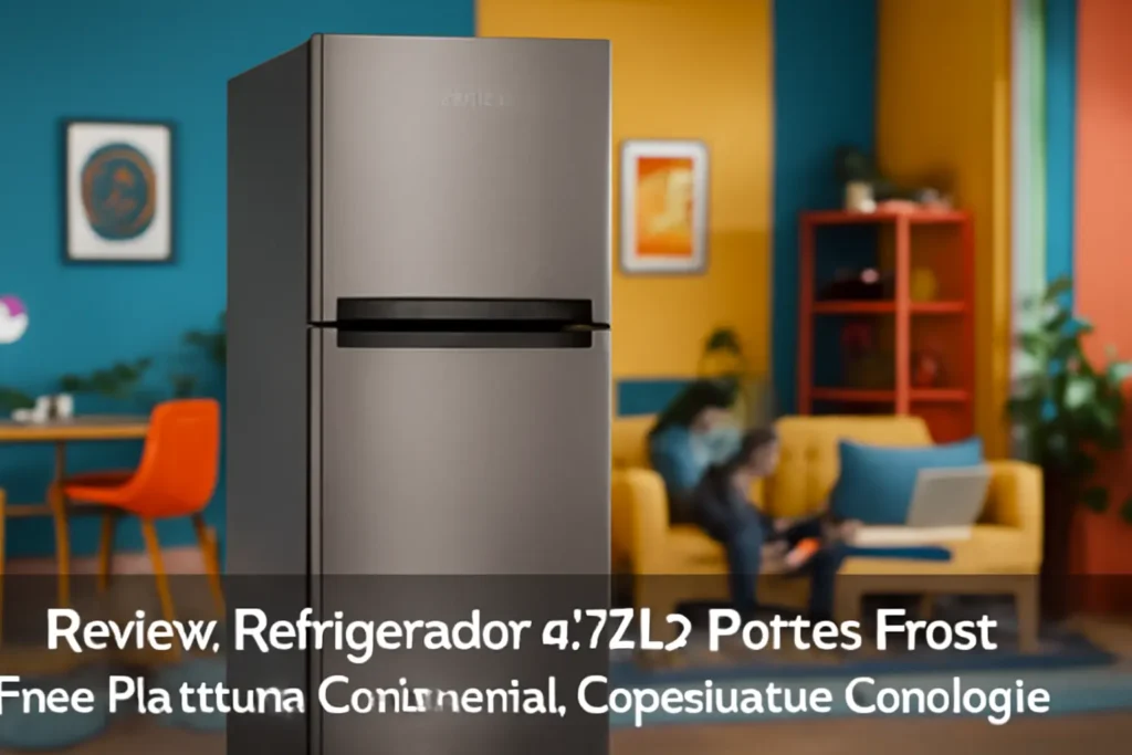 Refrigerador 472L 2 Portas Frost Free Platinum Continental: Capacidade e Tecnologia