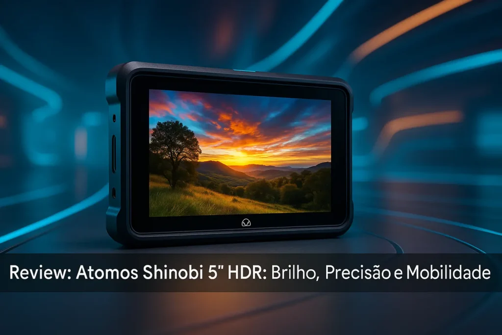 Atomos Shinobi 5" HDR: Brilho, Precisão e Mobilidade