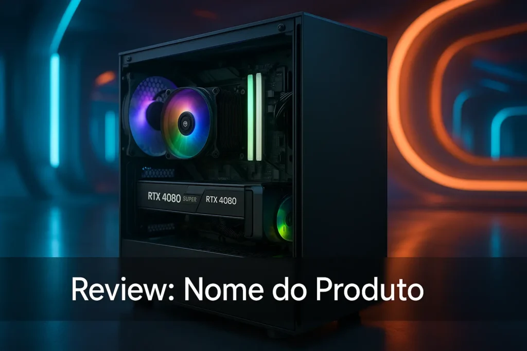 Monte seu PC: Ryzen 7 7800X3D, RTX 4080 Super, 32GB, 2TB SSD