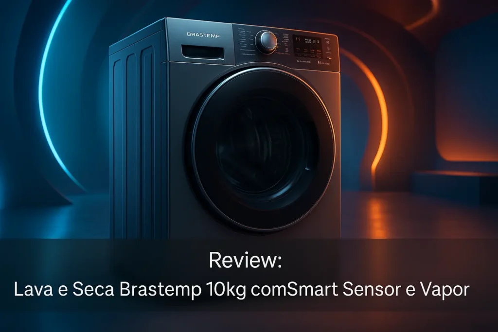Lava e Seca Brastemp 10kg com Smart Sensor e Vapor
