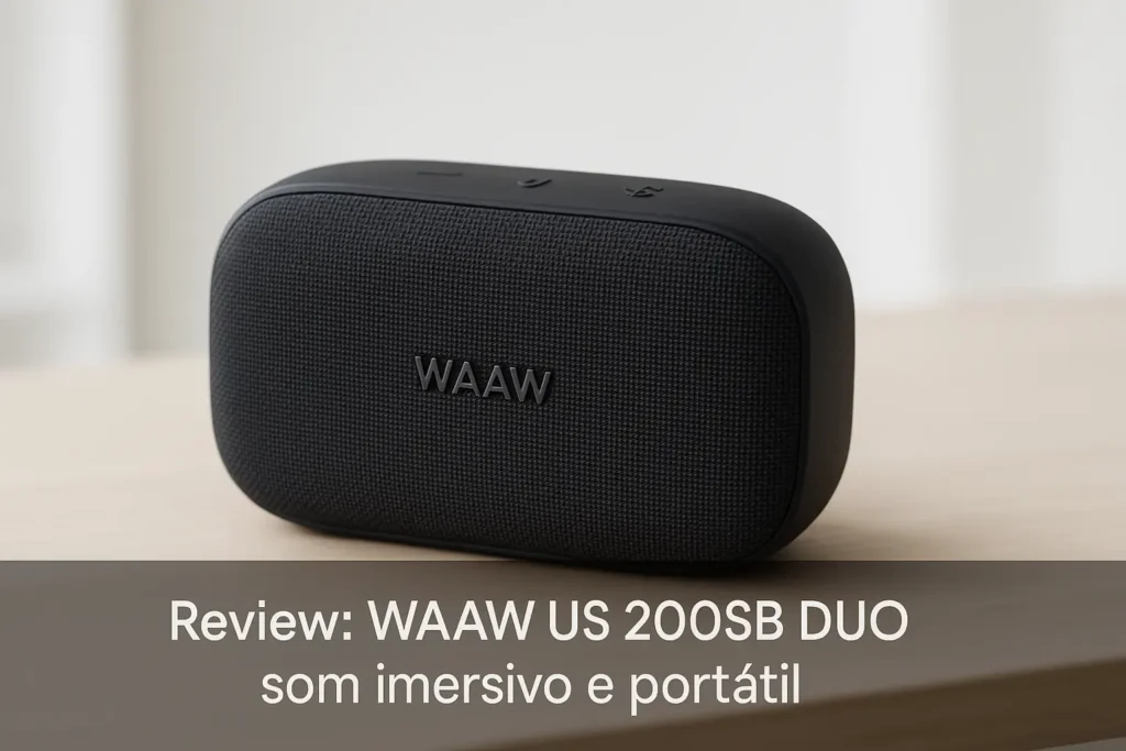 WAAW US 200SB DUO Bluetooth: som imersivo e portátil
