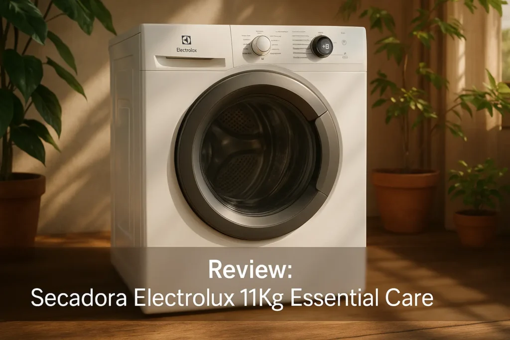 Secadora Electrolux 11Kg Essential Care: Antirrugas e Praticidade