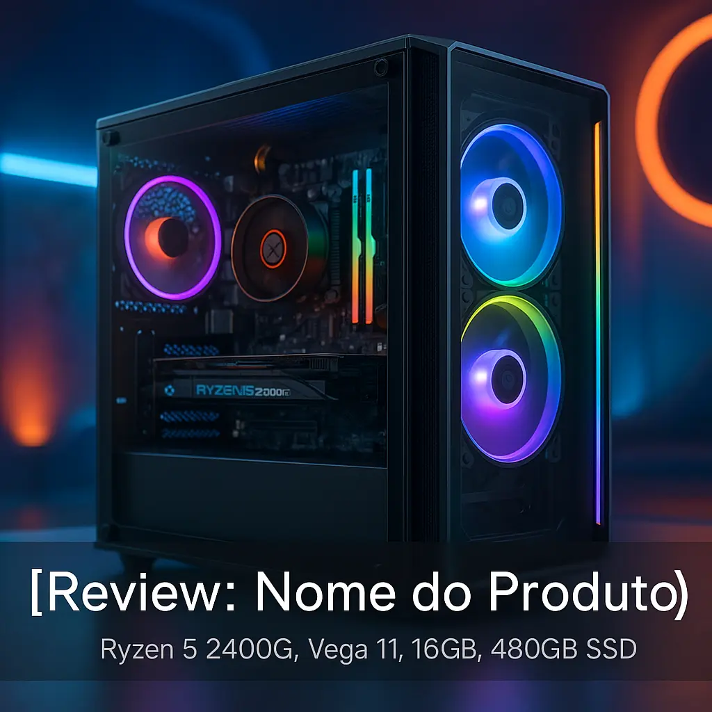 Monte seu PC: Ryzen 5 2400G, Vega 11, 16GB, 480GB SSD