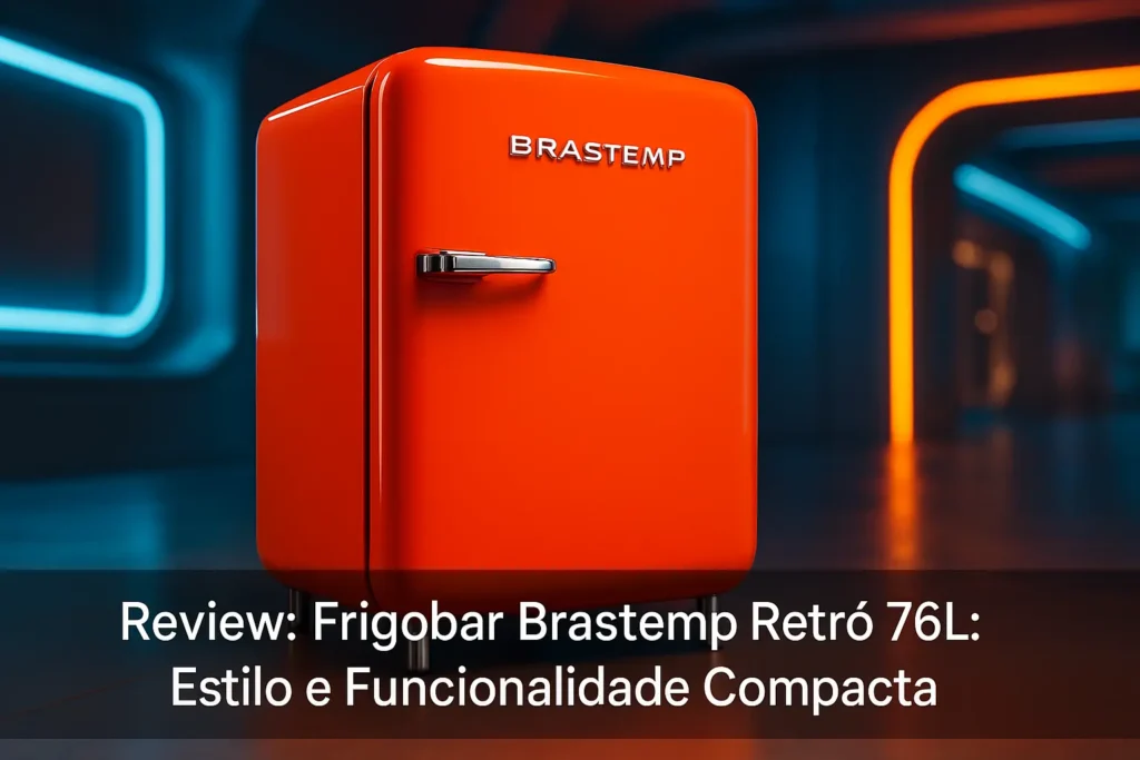 Frigobar Brastemp Retrô 76L: Estilo e Funcionalidade Compacta
