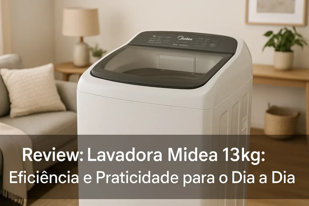 Lavadora Midea 13kg: Eficiência e Praticidade para o Dia a Dia