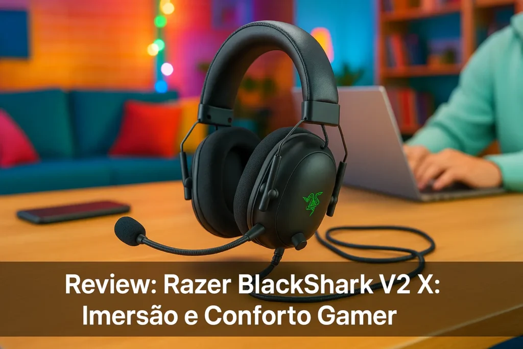 Razer BlackShark V2 X: Imersão e Conforto Gamer