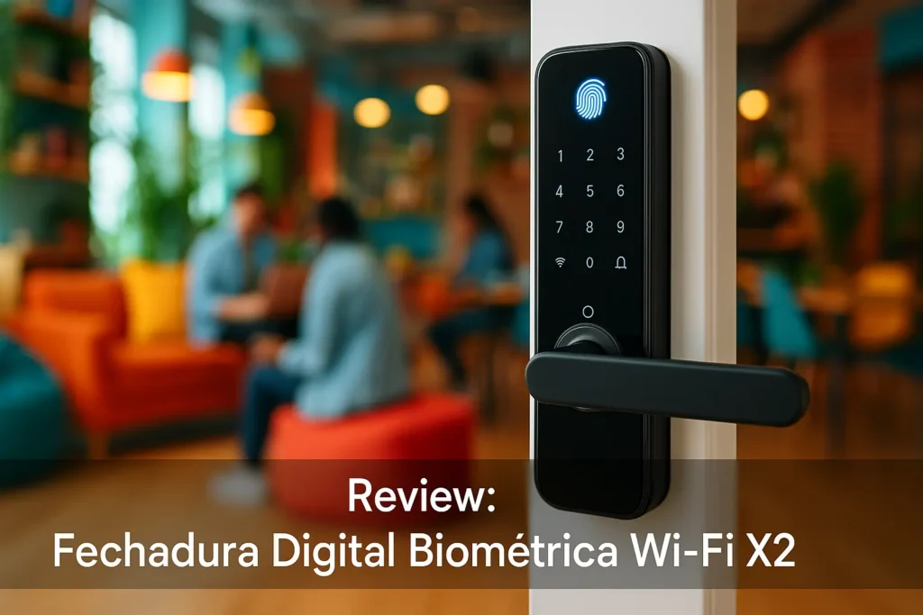 Fechadura Digital Biométrica Wi-Fi X2: Segurança Inteligente