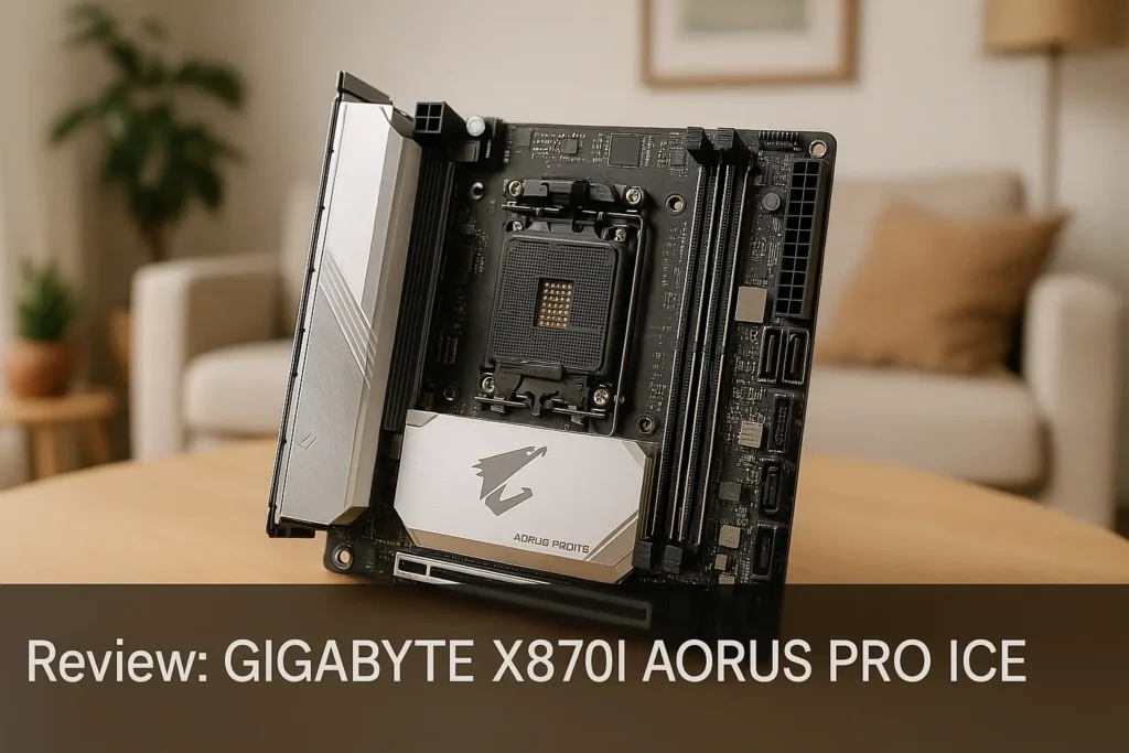 GIGABYTE X870I AORUS PRO ICE: Potência Compacta e Conectividade Máxima