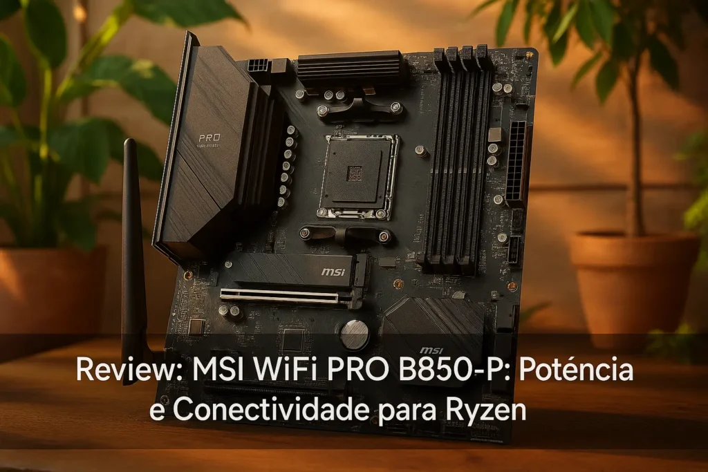 MSI WiFi PRO B850-P: Potência e Conectividade para Ryzen
