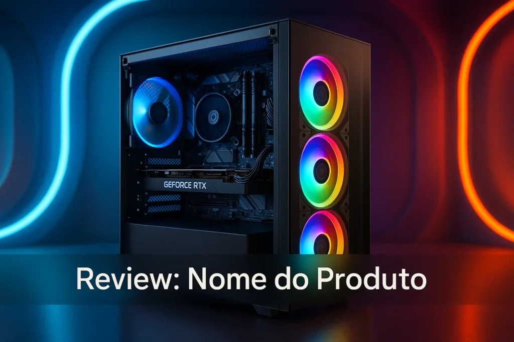Monte seu PC: i5-13400F, RTX 4070 Super, 16GB, 1TB SSD