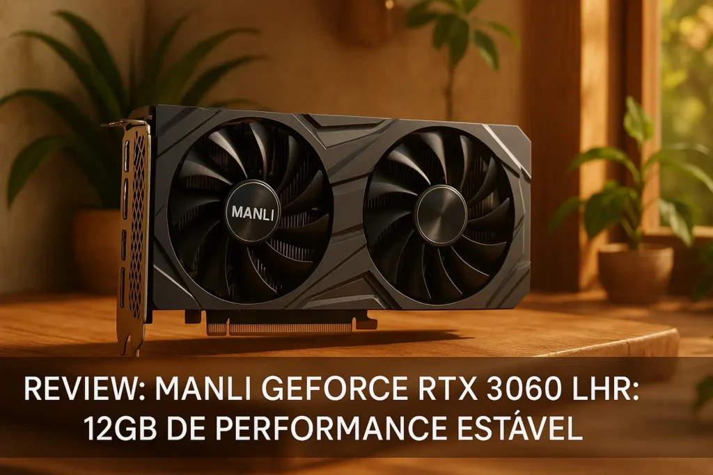 Manli GeForce RTX3060 LHR: 12GB de Performance Estável