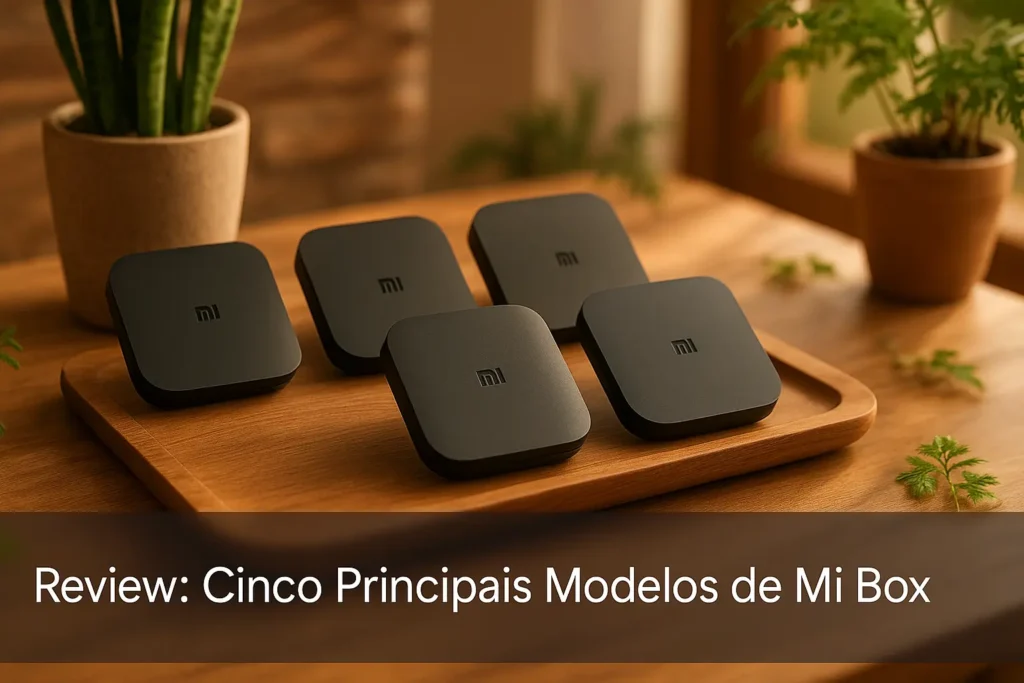 Cinco Principais Modelos de mi box