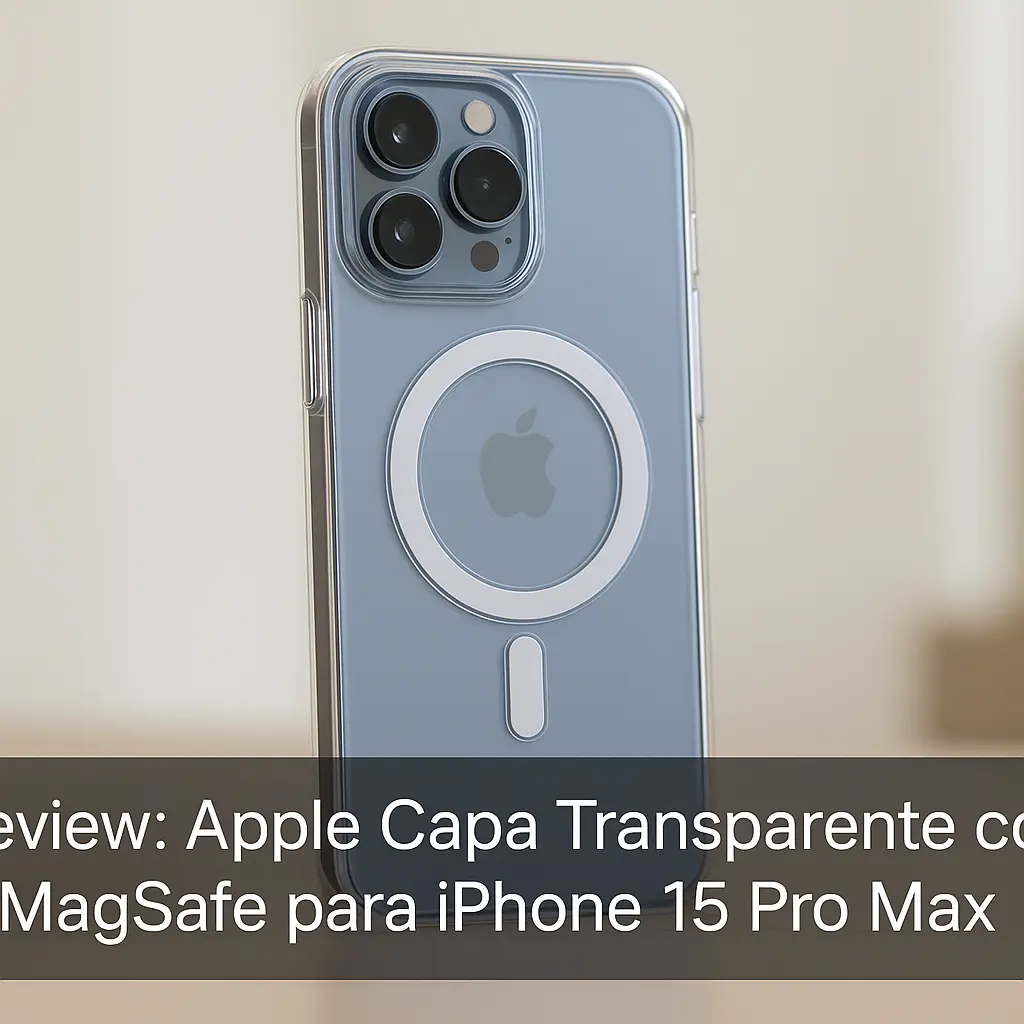 Apple Capa Transparente com MagSafe para iPhone 15 Pro Max