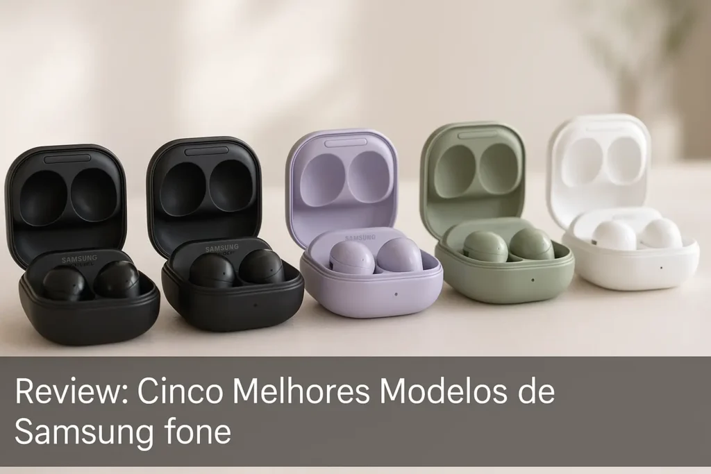 Cinco Melhores Modelos de Samsung fone