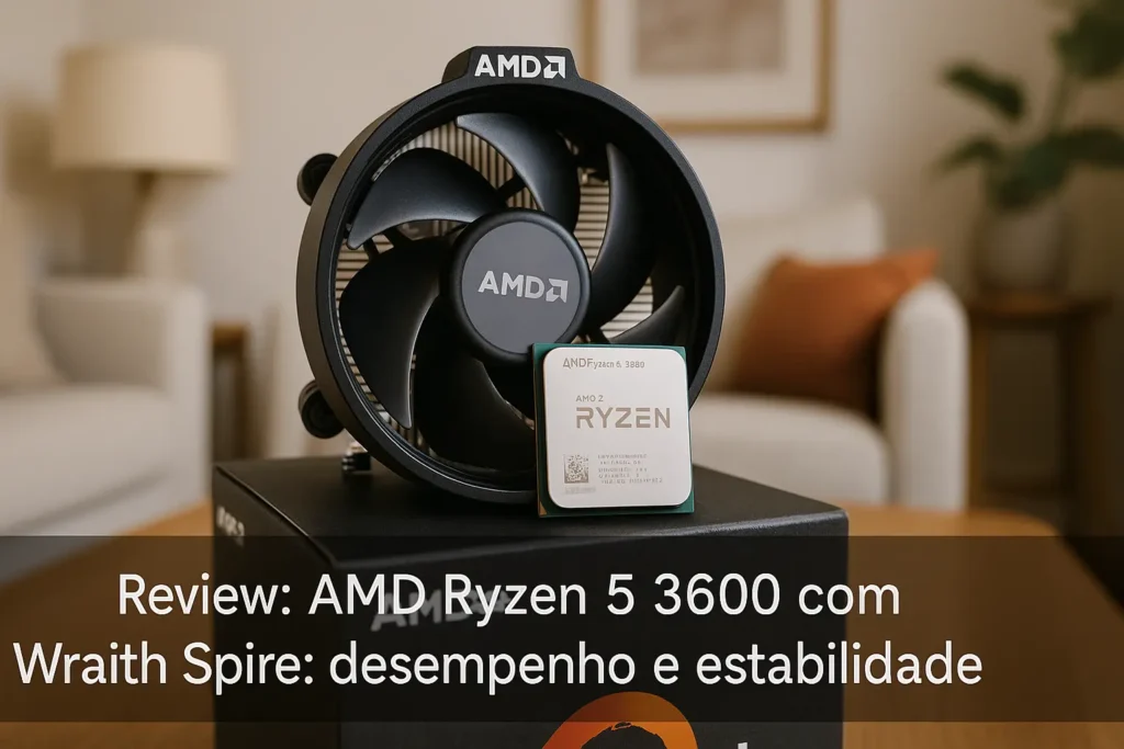 AMD Ryzen 5 3600 com Wraith Spire: desempenho e estabilidade