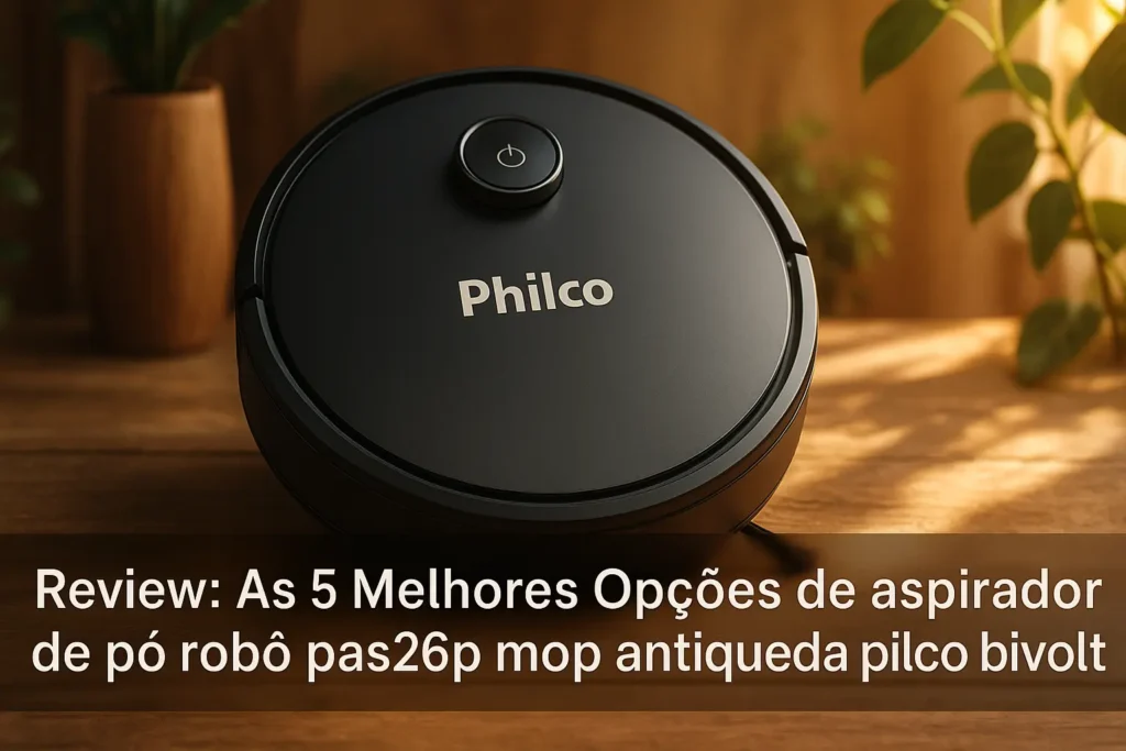 As 5 Melhores Opções de aspirador de pó robô pas26p mop antiqueda philco bivolt
