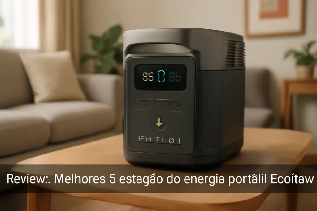 Melhores 5 estação de energia portátil ecoflow