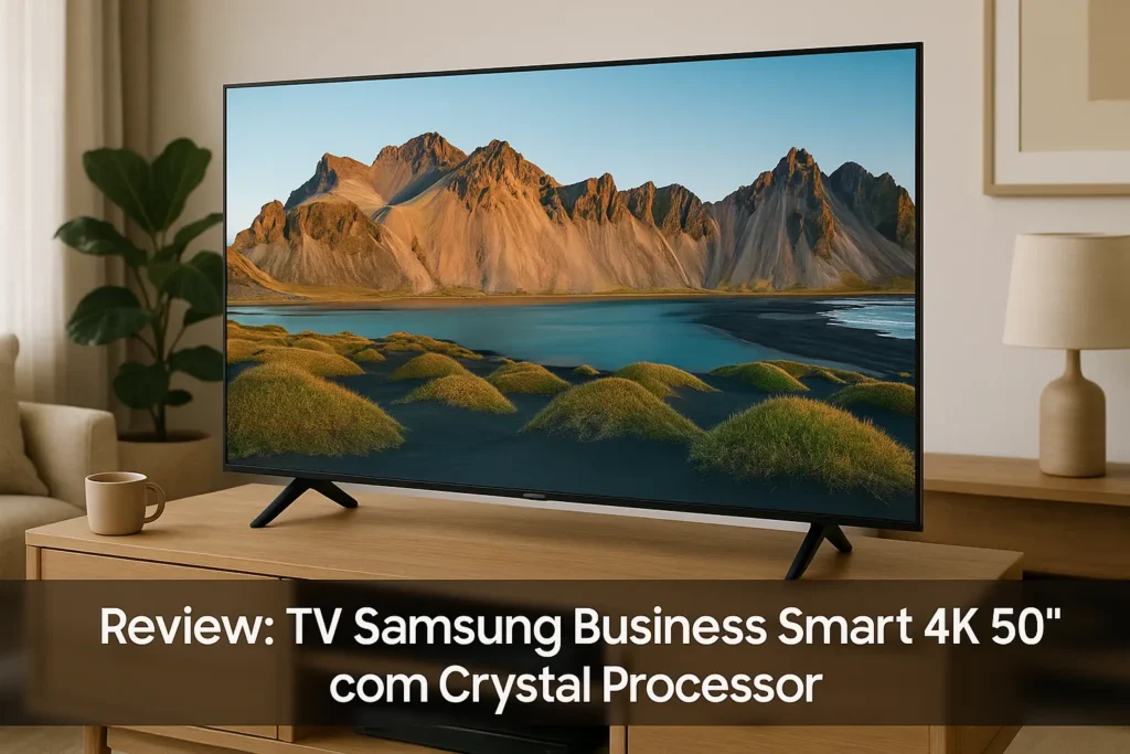 TV Samsung Business Smart 4K 50" com Crystal Processor