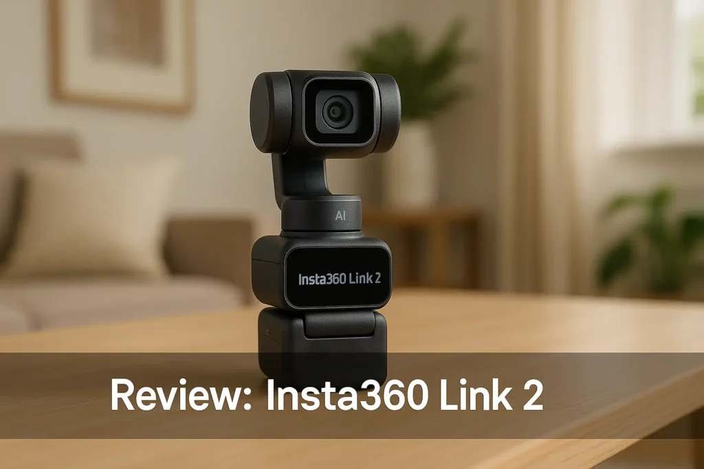 Insta360 Link 2: Webcam 4K com IA para Streaming Profissional