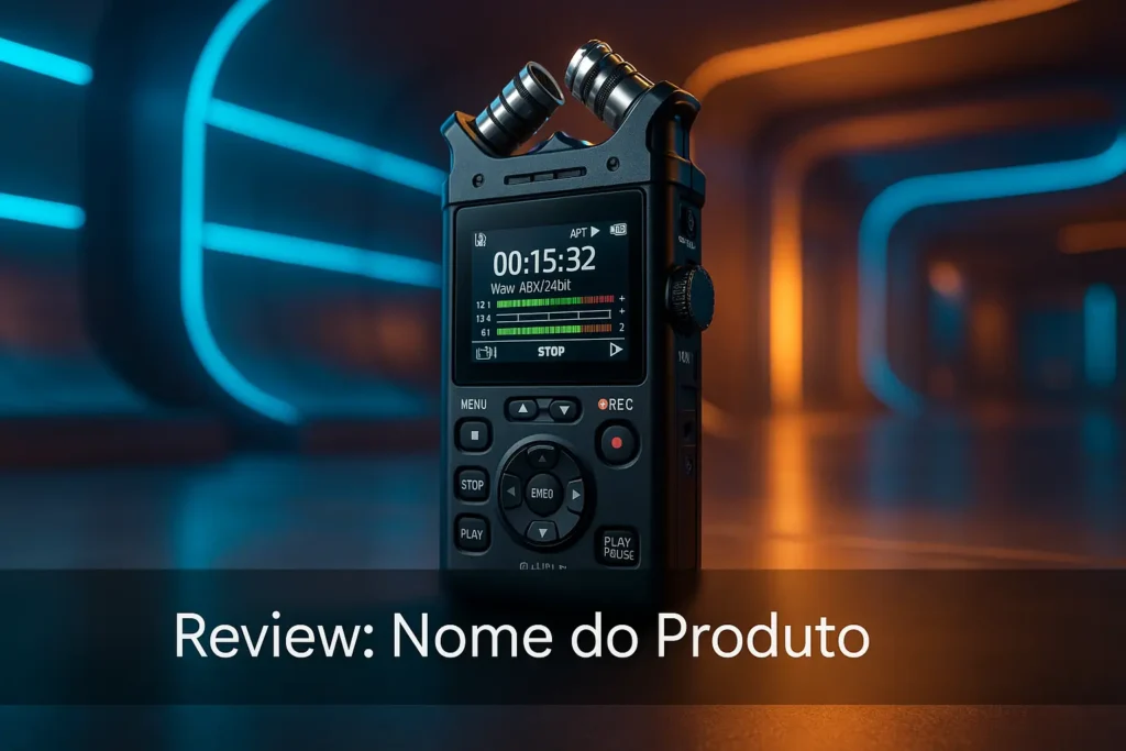 Top Cinco gravador profissional de audio