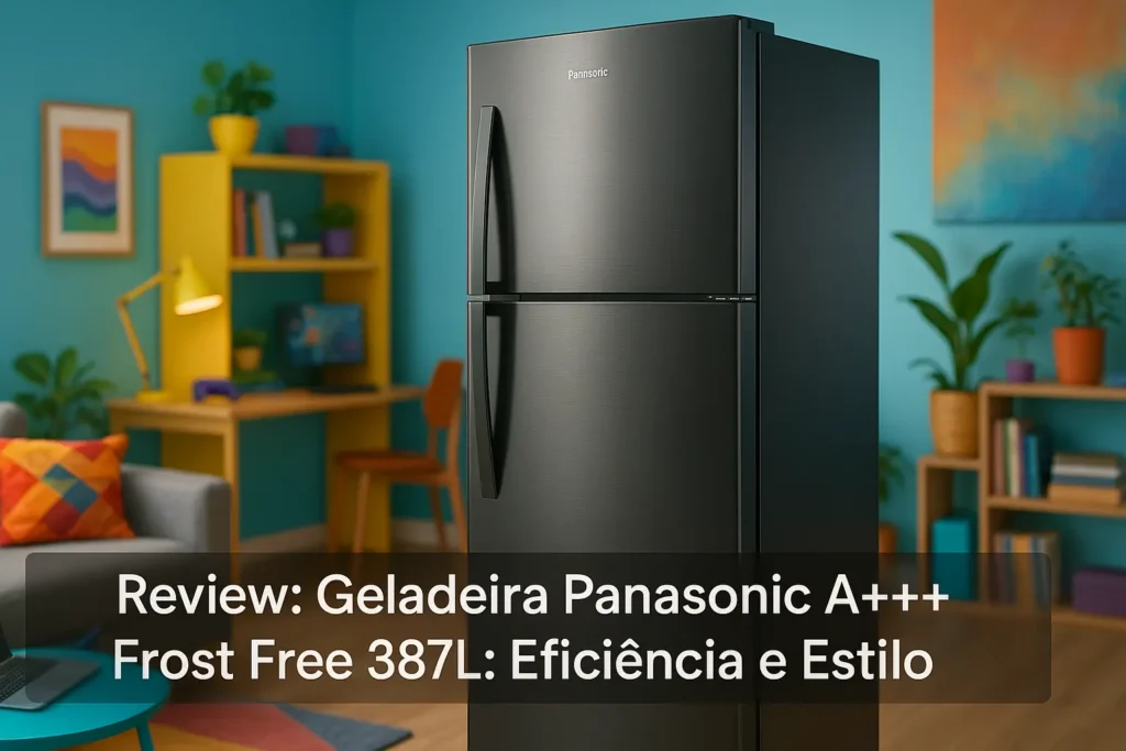 Geladeira Panasonic A+++ Frost Free 387L: Eficiência e Estilo