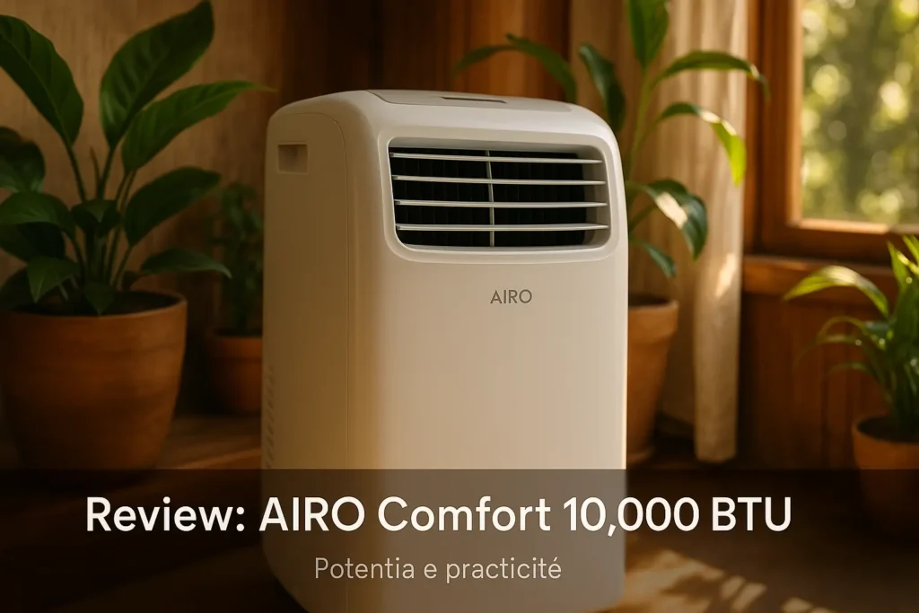 Ar condicionado portátil AIRO Comfort 10.000 BTU: potência e praticidade