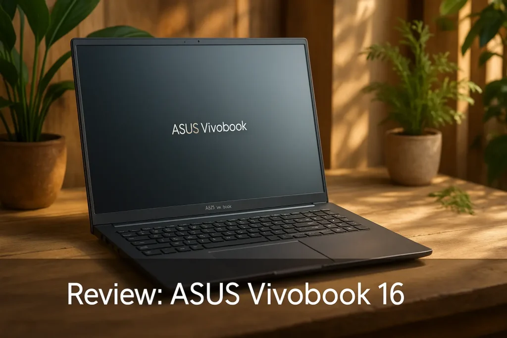 ASUS Vivobook 16: desempenho e elegância em 16 polegadas