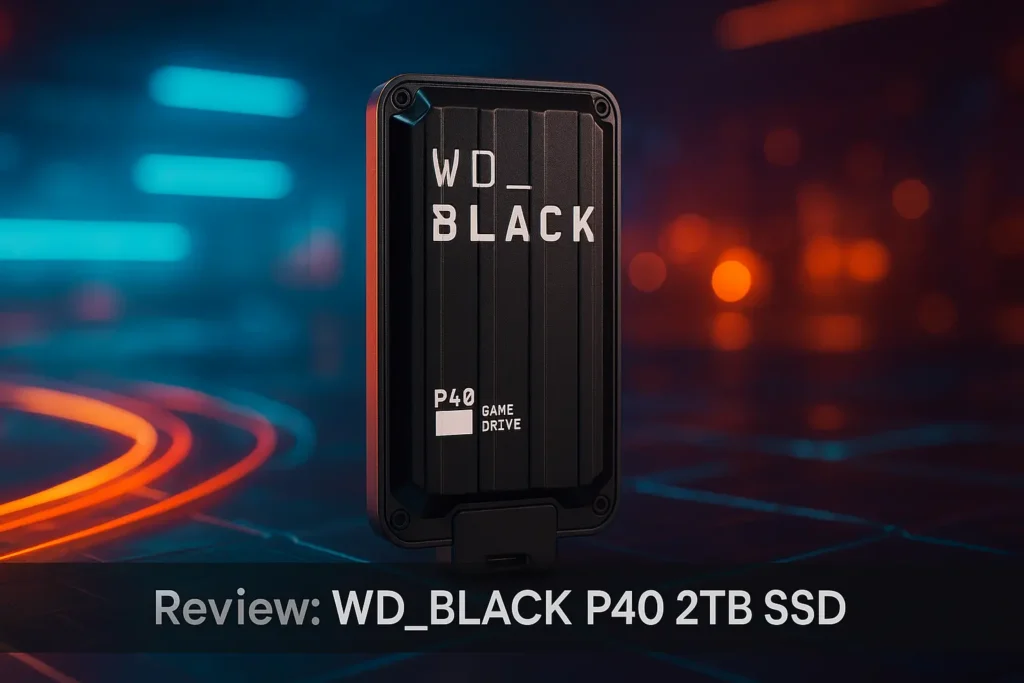 WD_BLACK P40 2TB SSD: desempenho, estilo e resistência