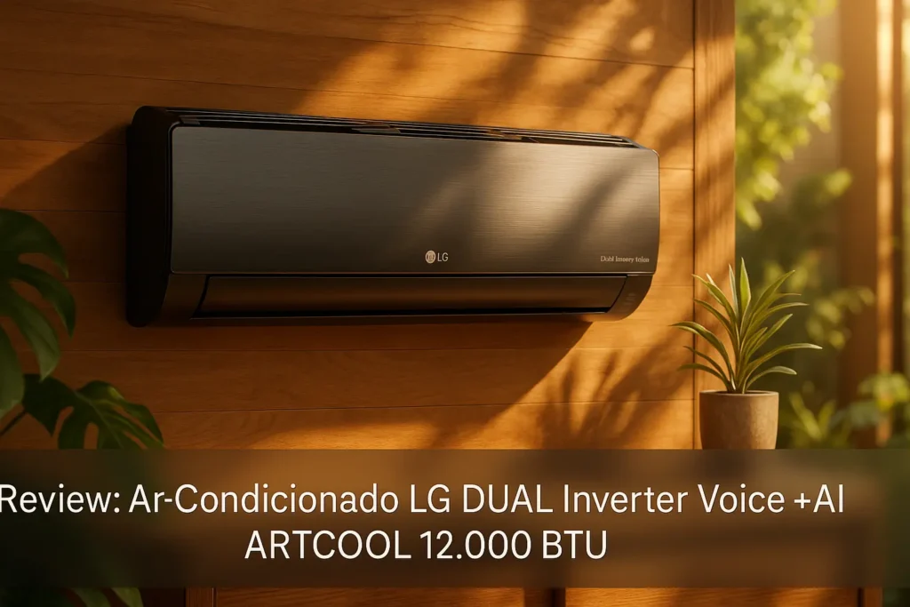 Ar-Condicionado LG DUAL Inverter Voice +AI ARTCOOL 12.000 BTU