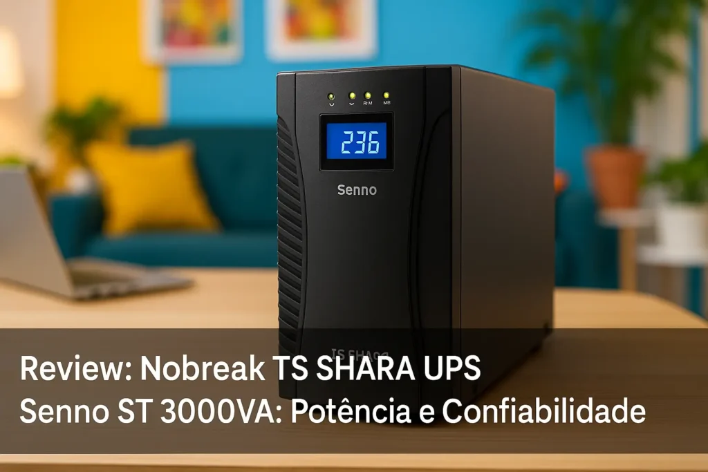 Nobreak TS SHARA UPS Senno ST 3000VA: Potência e Confiabilidade