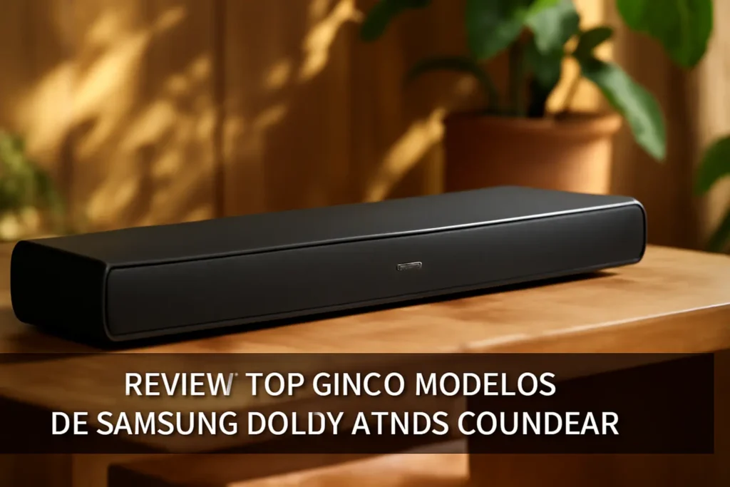 Top Cinco Modelos de Samsung dolby atmos soundbar