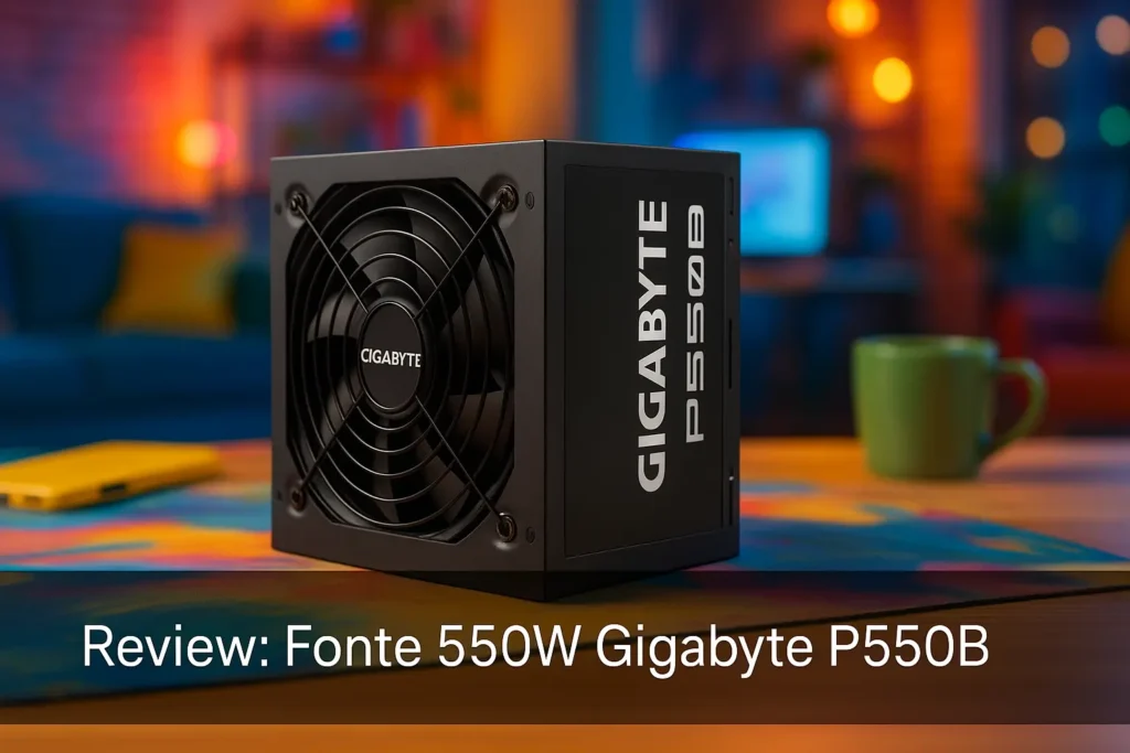 Fonte 550W Gigabyte P550B: eficiência e confiabilidade para seu setup