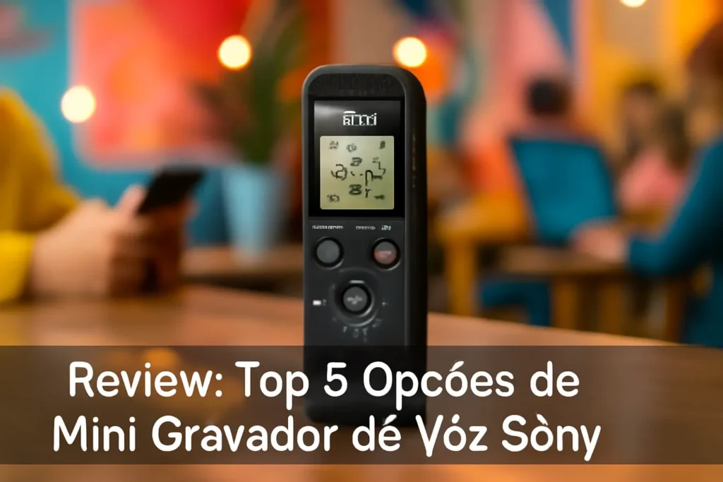 Top 5 Opções de mini gravador de voz Sony