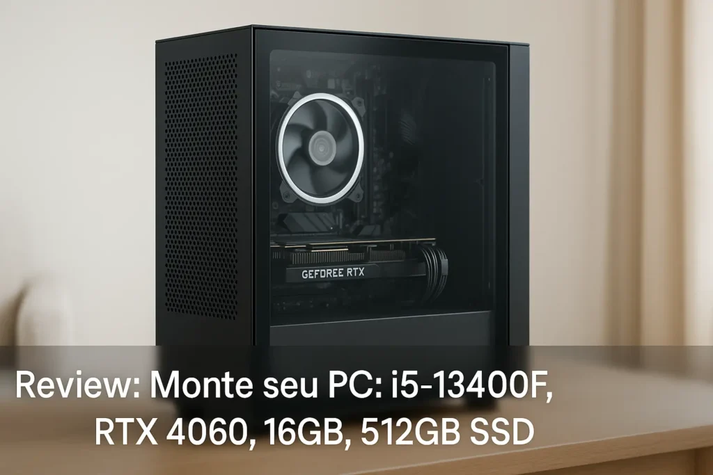 Monte seu PC: i5-13400F, RTX 4060, 16GB, 512GB SSD