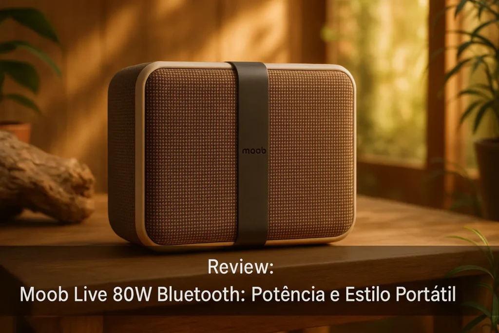 Moob Live 80W Bluetooth: Potência e Estilo Portátil