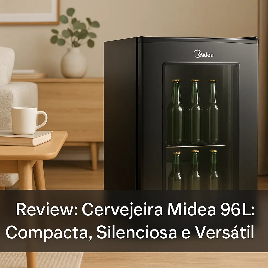 Cervejeira Midea 96L: Compacta, Silenciosa e Versátil