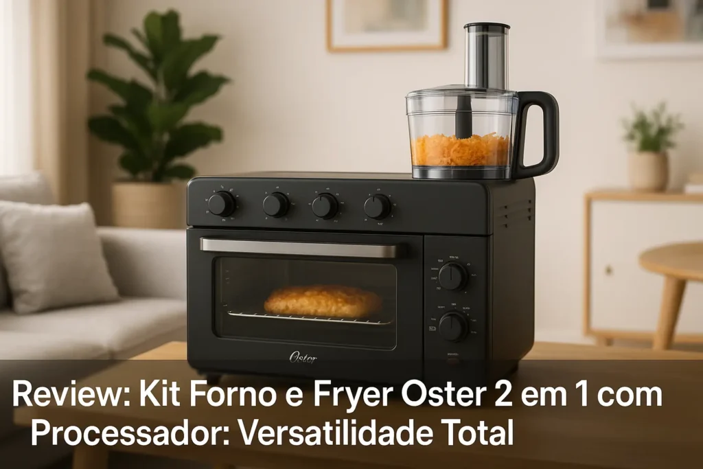 Kit Forno e Fryer Oster 2 em 1 com Processador: Versatilidade Total