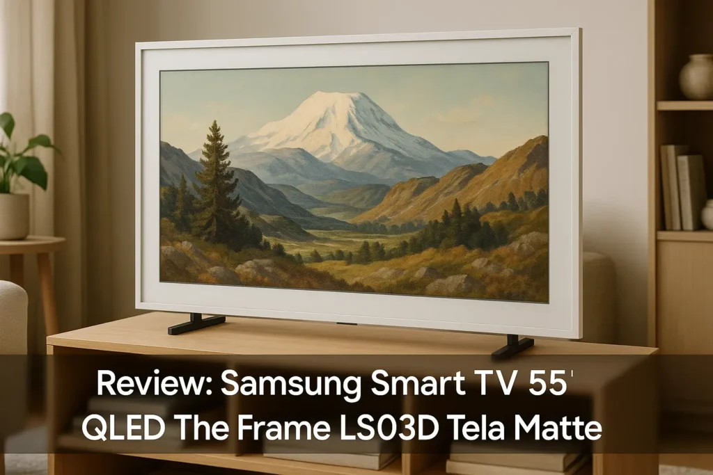 Samsung Smart TV 55” QLED The Frame LS03D Tela Matte