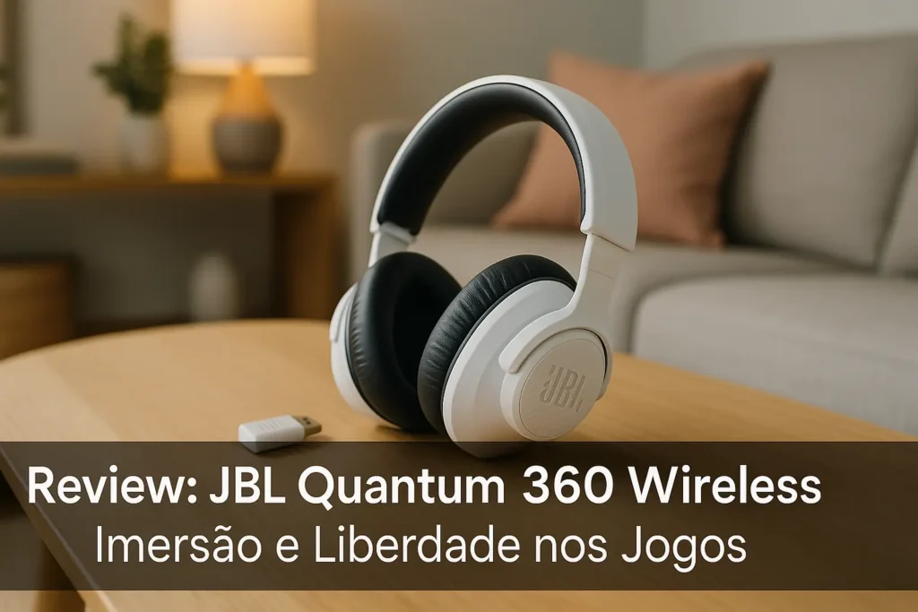 JBL Quantum 360 Wireless: Imersão e Liberdade nos Jogos