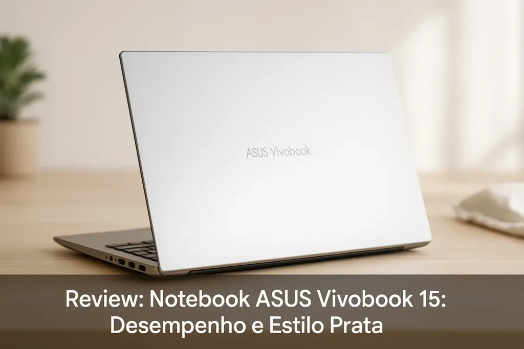Notebook ASUS Vivobook 15: Desempenho e Estilo Prata