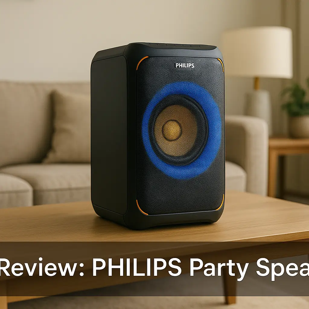 PHILIPS Party Speaker: Potência, Estilo e Versatilidade