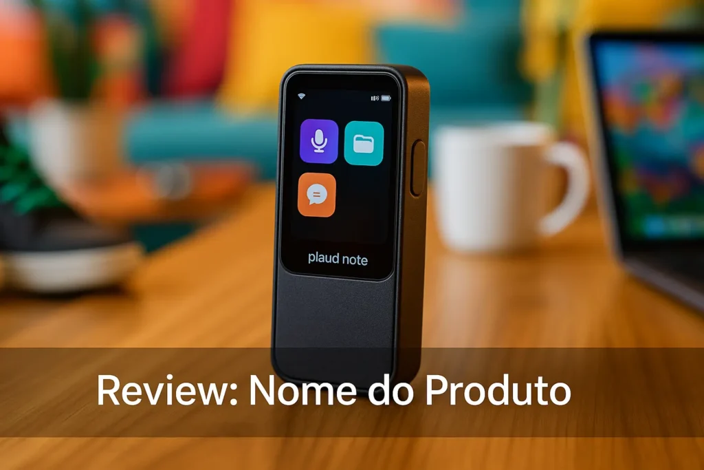 Top 5 Opções de plaud note – gravador de voz com ia e gpt-4o + case magnética