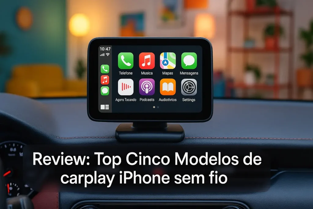 Top Cinco Modelos de carplay iPhone sem fio