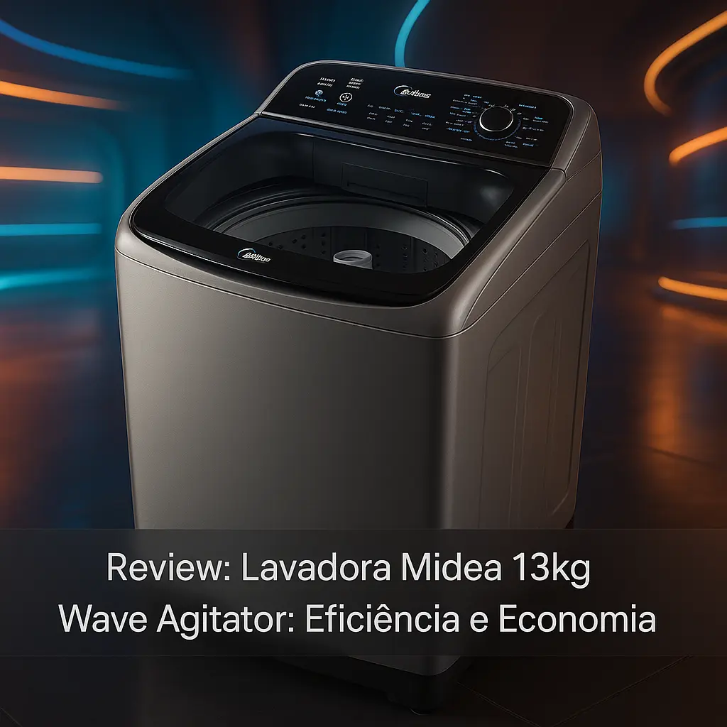 Lavadora Midea 13kg Wave Agitator: Eficiência e Economia