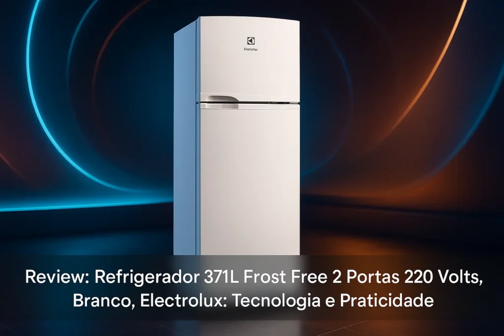 Refrigerador 371L Frost Free 2 Portas 220 Volts, Branco, Electrolux: Tecnologia e Praticidade
