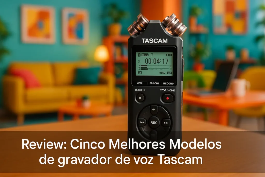 Cinco Melhores Modelos de gravador de voz Tascam